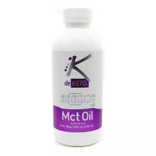 Mct Oil K De Keto Ceto Aceite De Coco Fraccionado Cetosis