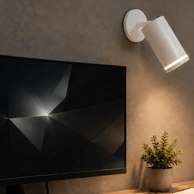 Aplique Moderno Led Layla 1xgu10 Alum Blanco Blanco
