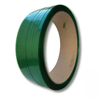 Fita Pet 16mm Verde Arqueação  Rolo Com 10kg 