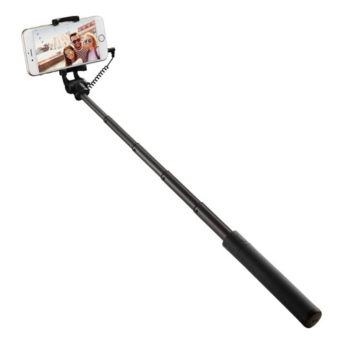 Baston Para Selfie Stick Spigen Compacto Aluminio Liviano Color Negro