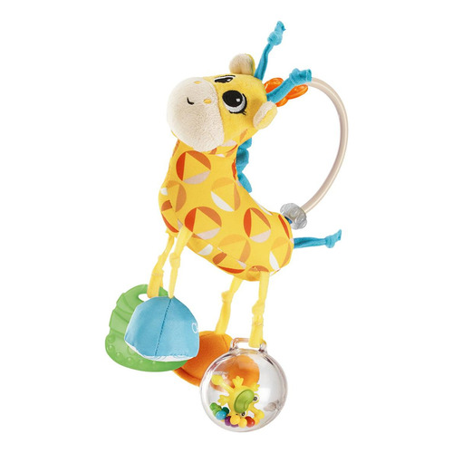 Sonaja Mordedera Peluche Chicco Mr Jiraffe Color Amarillo Diseño Jirafa