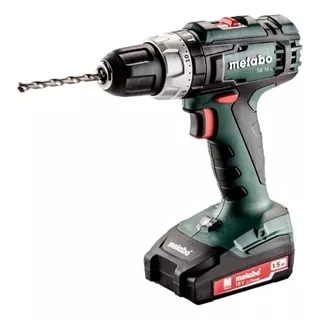 Taladro Atornillador Percutor 18v 2 Baterias Metabo Sb18l Color Verde Oscuro