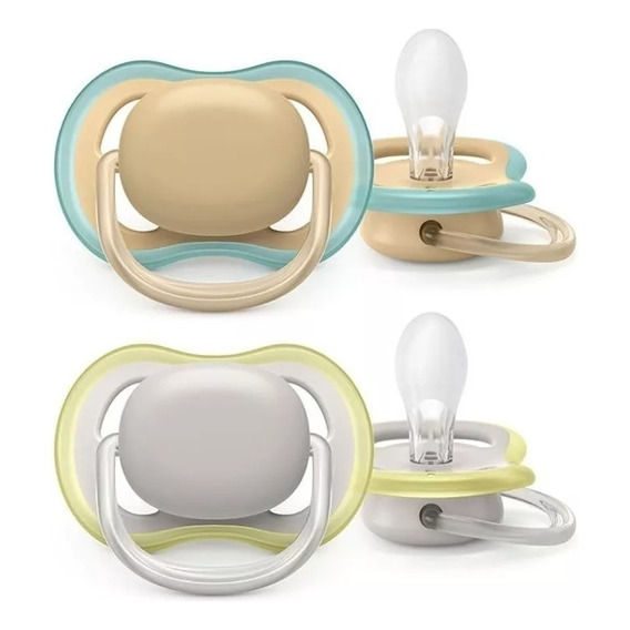 Set Chupetes Philips Avent X2 Ultra Air 0 A 6 Meses