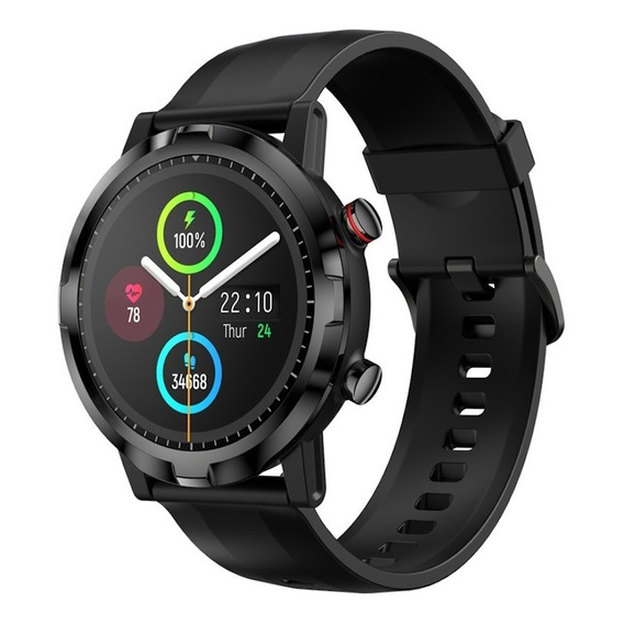 Smartwatch Haylou Rt 1.28  Hd Medidor De Oxígeno Ls05s Negro