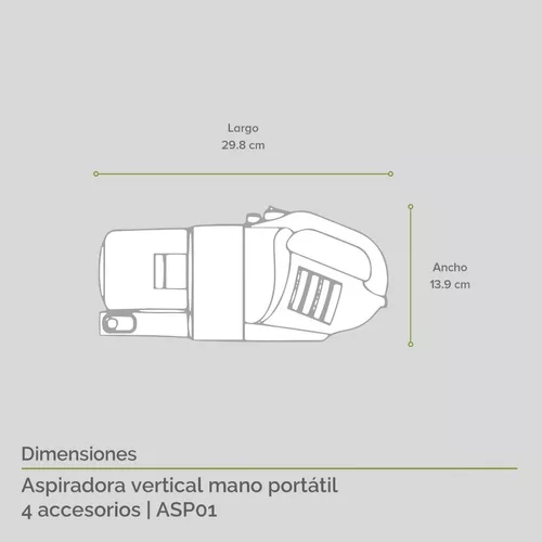 Aspiradora Vertical Con Cable Motor Ciclónico Avera ASP03C