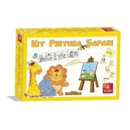Kit De Pintura Bichos Safari C/ Mini Cavalete