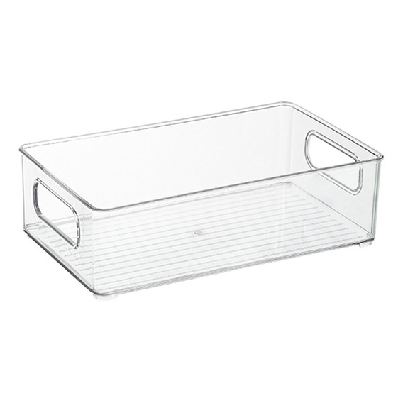 Caja Organizadora Cesta De Acrílico Multiuso Cristal 25 Cm 