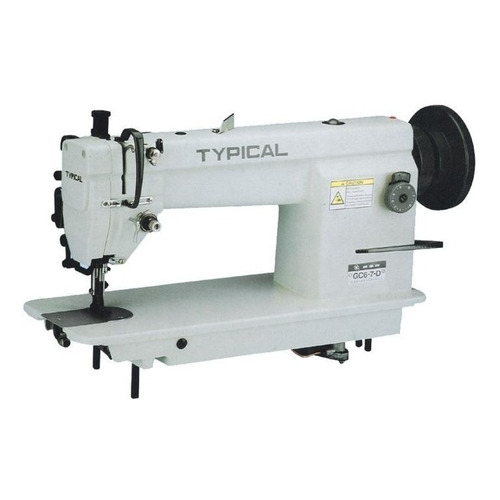 Máquina de coser recta Typical GC6-7-D blanca 220V