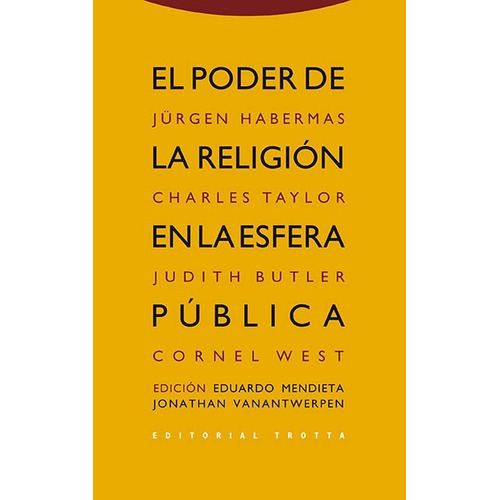 Libro - El Poder De La Religión En Esfera Pública - Habermas