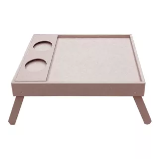 Mesa Desayuno En Mdf, De Cama 39*29 Cm