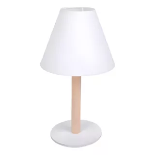 Lampara Portátil Veladora Mesa De Luz Moderna Nórdica T&h Color De La Estructura Blanco