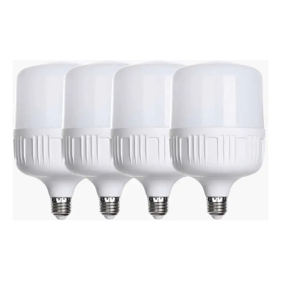 Pack X6 Lampara Alta Potencia Ampolleta Led 60w Bombilla Led