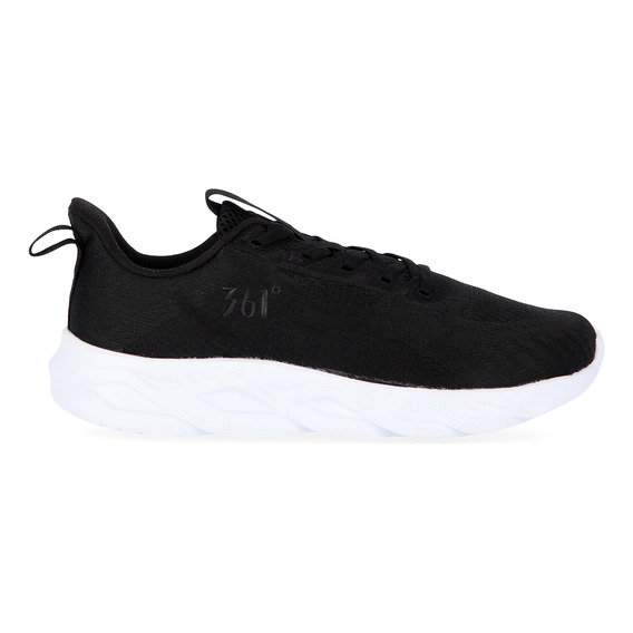 Zapatillas Running 361 Performance Hombre En Negro Y Blanco 