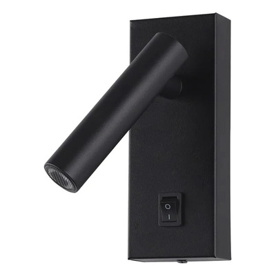 Aplique Velador Led See 2w Ip20 Calido Negro Negro