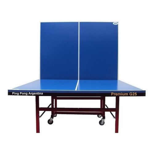 Mesa de ping pong PingPong Argentina Premium G25 fabricada en MDF color azul