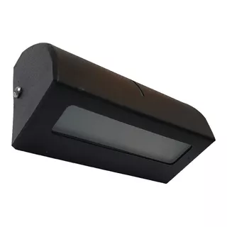 Aplique Difusor Mónaco Pared Luminaria Iluminación Gu9 Color Negro