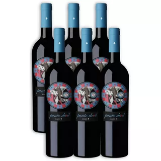 Punto Devil Vino Malbec Caja X6u 750ml San Huberto Mendoza San Huberto Punto Devil Malbec - Tinto - 90% Malbec/ 5% Syrah/5% Merlot - Botella - Pack - 6 - 750 Ml