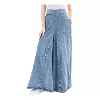 Jean Maxi Palazzo Super Oxford Extra Ancho Wide Leg