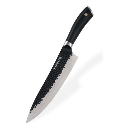 Cuchillo Acero Premium Webster Parrillero Cocina Chef Asado Color Antiadherente Negro