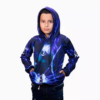 Buzo Niño Sublimado 3d Unisex Naruto  Ref. 319