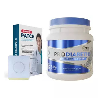 Crema Prodiabetix + 24 Parches Herbolarios Para Diabéticos