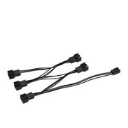 Splitter Pwm 1x5 Coolers Pwm 3-4 Pines Cable Negro Mother