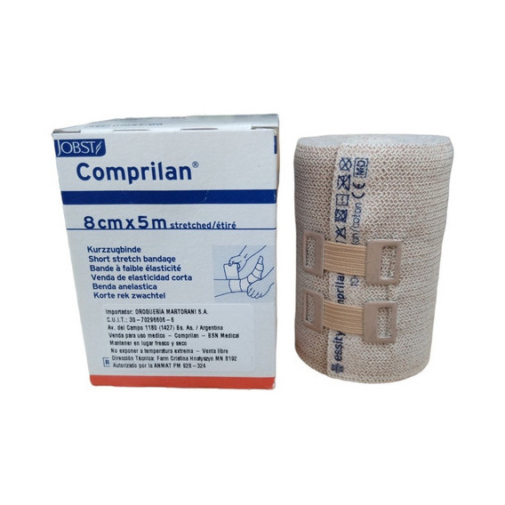 Venda Compresiva Jobst Comprilan 8 Cm X 5 M Color Piel