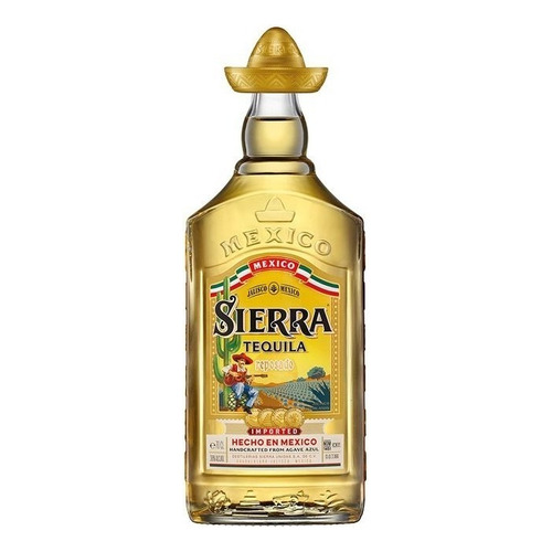 Tequila Sierra Reposado 75% - Ml A $145