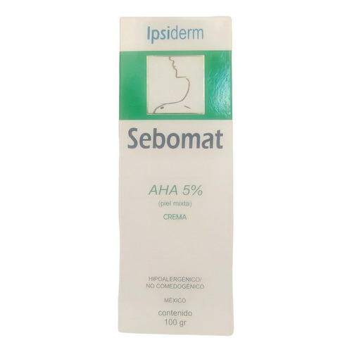 Sebomat Aha 5% Crema -ipsiderm- Tipo De Piel Piel Mixta Volumen De La Unidad 100 Ml