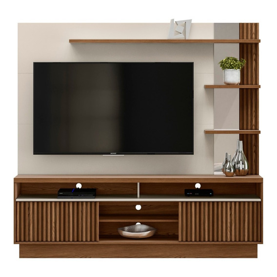 Modular Home Panel Aparador Rack - 200 Cm - Tv 65 - Triunfo 