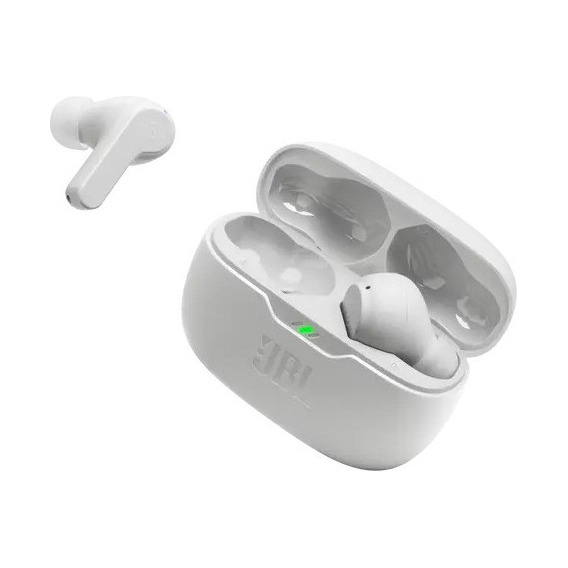 Audífonos Inalámbricos Bluetooth Jbl Vibe Beam Blancos Color White