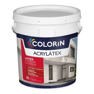 Latex Acrylatex Exterior Mate 10 Lts Colorin Verrina