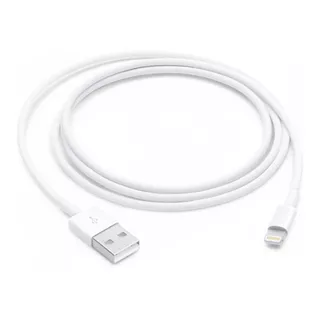 Cable Apple A1703 Blanco Con Entrada Usb Salida Lightning