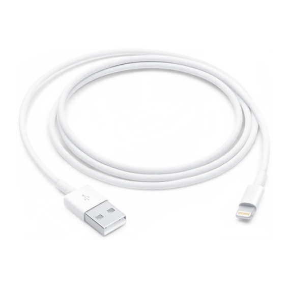 Cable USB 2.0 Celular Blanco USB Lightning - Distribuidor Autorizado