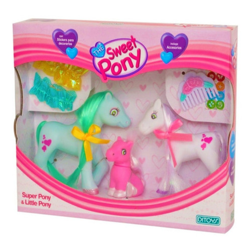 Familia Sweet Pony (x3) super Ponys & The Little Pony Ditoys