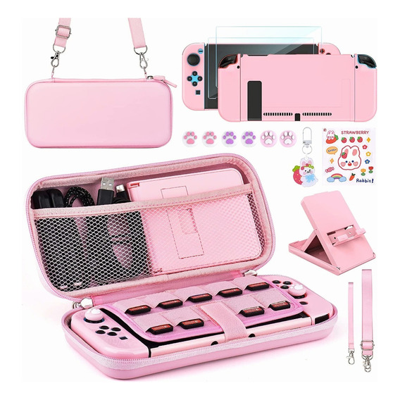 15 En 1 Kit De Estuche Y Accesorios Para Nintendo Switch