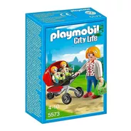 Playmobil 5573 Mamá Con Carrito De Gemelos Intek Mundomanias