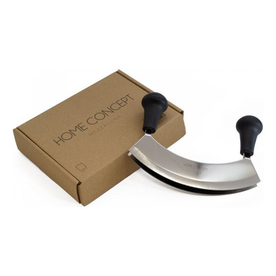 Cuchilla Medialuna Home Concept Acero Inox 23309 Bazarnet. P