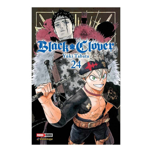 Black Clover: Black Clover, De Yuki Tabata. Serie Black Clover, Vol. 24. Editorial Panini, Tapa Blanda, Edición 1 En Español, 2022