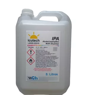 Kit Alcohol Isopropilico Alta Calidad Bidon 5 L Pureza 99.8