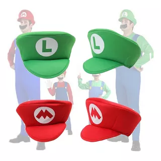 Gorro Mario Bros Y Luigi Disfraz Halloween