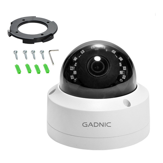 Cámara De Seguridad Gadnic Poe Domo 3mp Interior/exterior Color Blanco