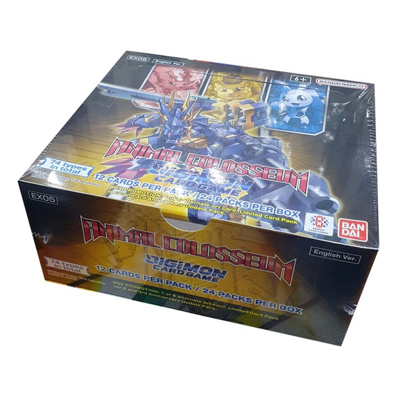 Digimon Card Game Animal Colosseum Ex05 Caja C/24 Sobres Idioma Ingles