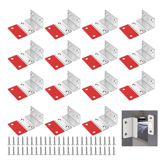 Pack 15 Cerradura Imán Fuerte Cierre Mueble Cajones Armario