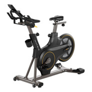 Bicicleta Fija Matrix Fitness Icr50 Con Consola Lcd Para Spinning Plateada
