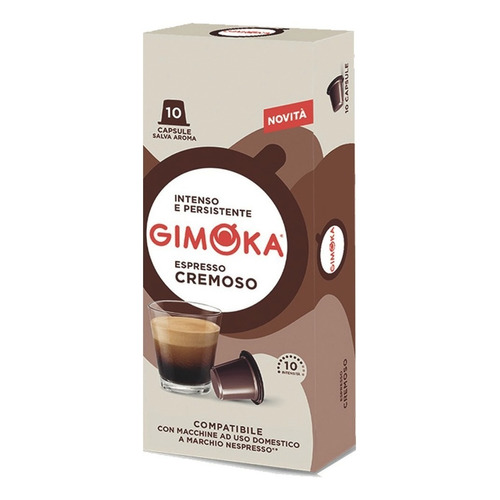 Café cremoso en cápsula Gimoka