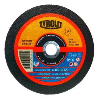 Disco Corte Tyrolit Secur 7 Pol 178x1,6x22,23mm 25 Peças