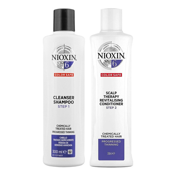 Nioxin-6 Shampoo + Acondicionador Chemically Treated Hair
