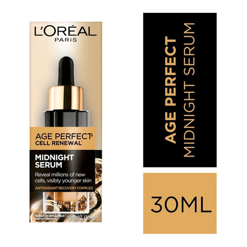 Serum Midnight Loreal Paris Age Perfect Renacimiento Celular Tipo de piel Mixta