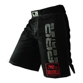 Pantaloneta Deportiva Hombre Mma Boxeo Kick Boxing Negro